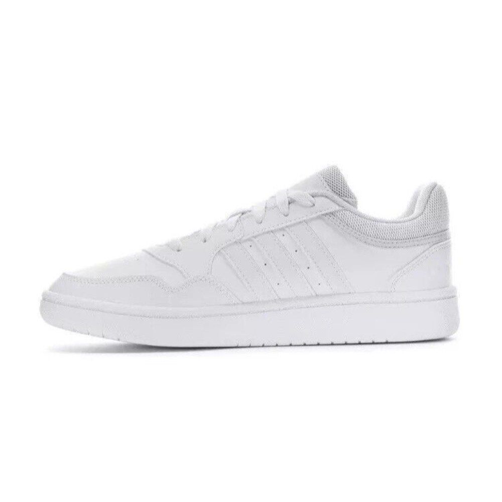 Adidas Womens Hoops 3.0 GW3036 White Casual Shoes Sneakers - New